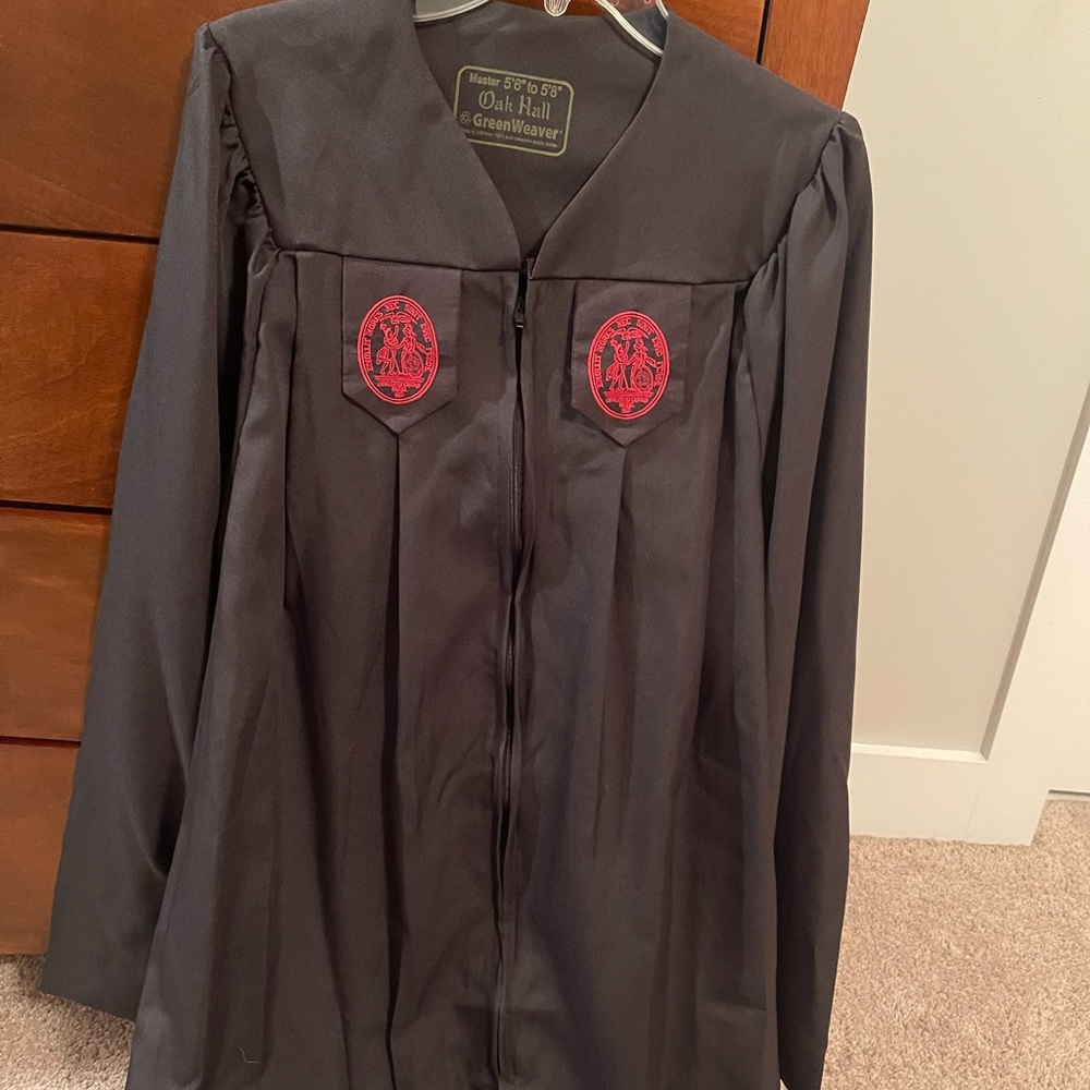 University of South Carolina (UofSC) graduation gown (5’6”-5’8”)